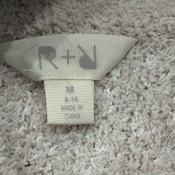 Stitch fix R+R teddy yarn hooded open cardigan - Picture 2 of 3